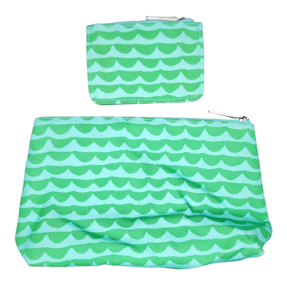 NWOT Clinique X Marimeko Cosmetic Bag Set - Picture 2 of 2